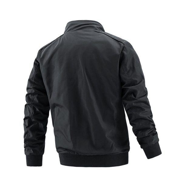 Autumn Slim Outerwear Tide Brand Outerwear Men's - Image 3