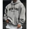 Men's Casual American-style Retro Loose Hooded Sweater