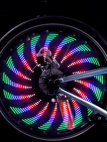 Waterproof LED Bicycle Lights Wheel Lamp Strip 32 Patterns